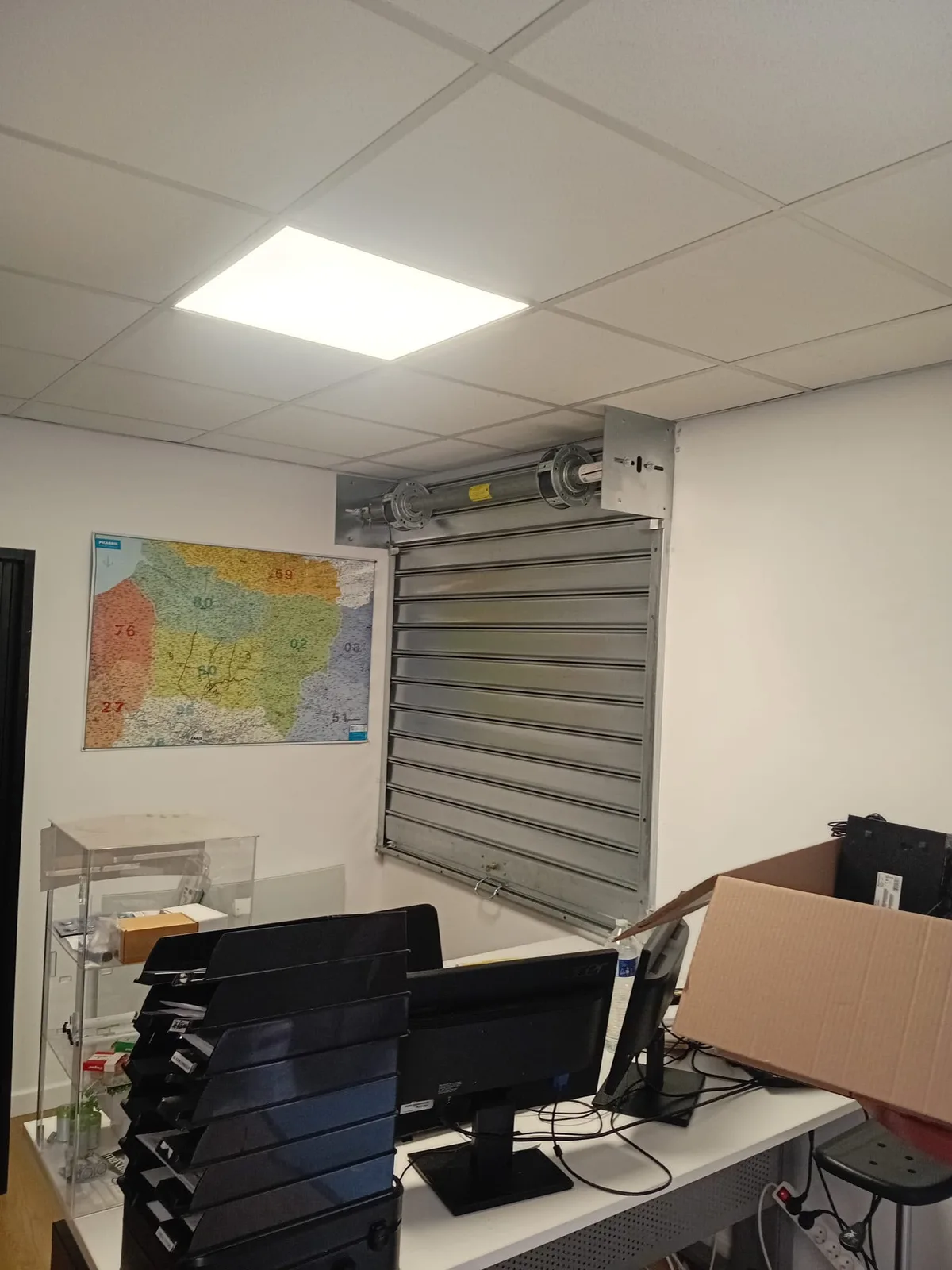 Installation et pose de rideau métallique à Paris